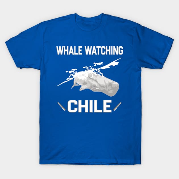 Whale Watching Chile T-Shirt by madrigenum